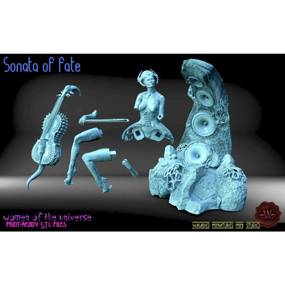 Digital STL Sonata of fate - Women of the Universe