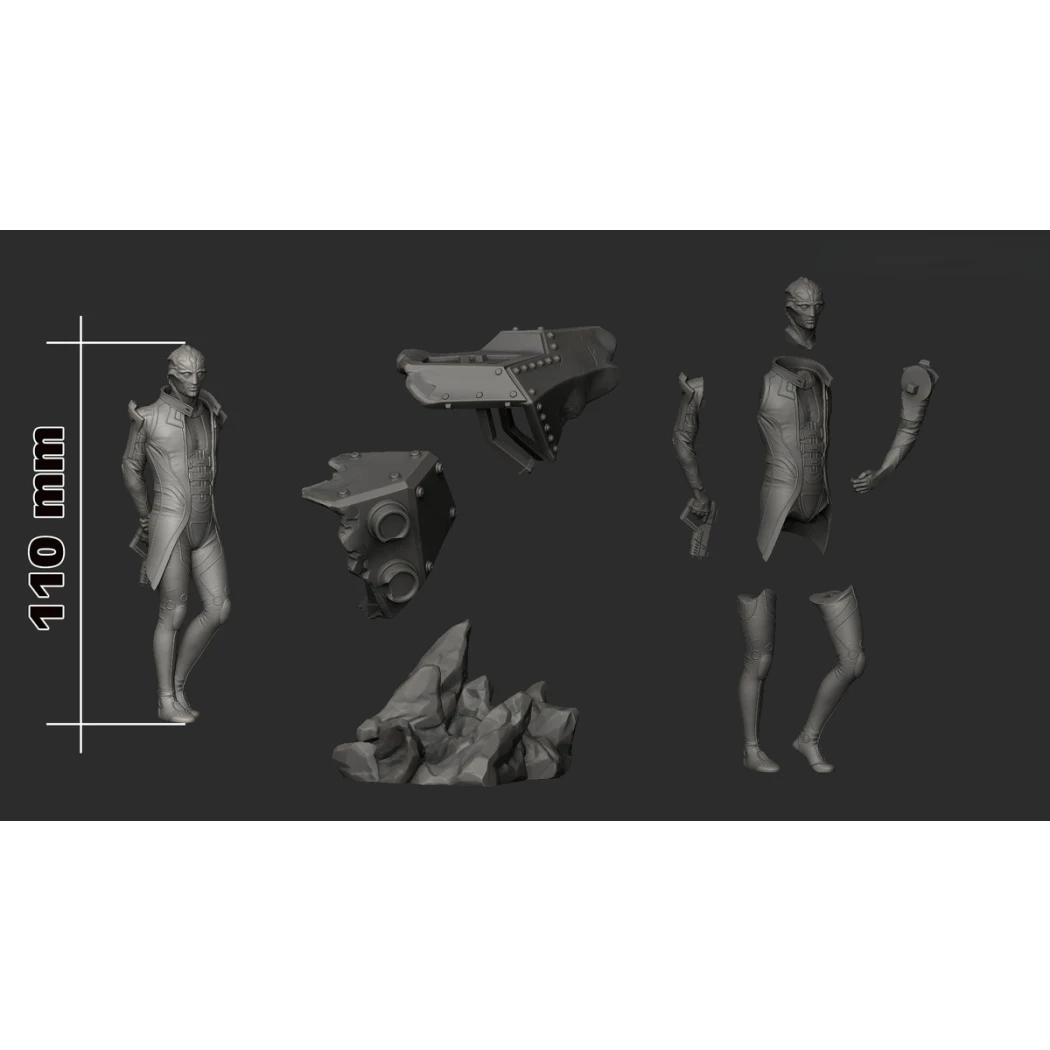 Digital STL Thane Krios Sculpture & Bust