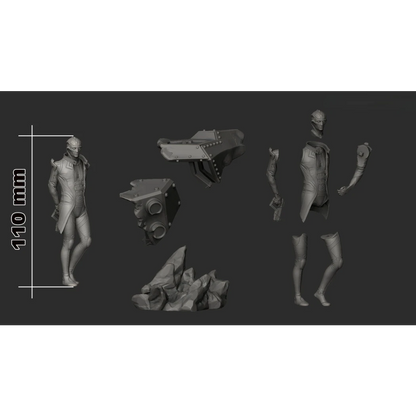 Digital STL Thane Krios Sculpture & Bust