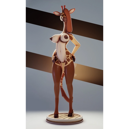 Digital STL Furry Giraffe