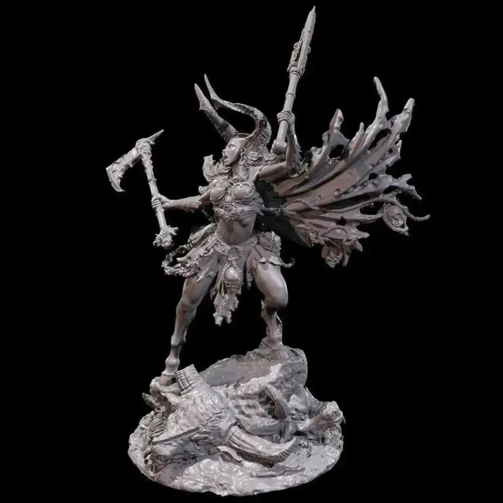 75Mm Resin Model Kit Beautiful Girl Devil Fantasy Td-6343 Unpainted Full Figure Other Scale