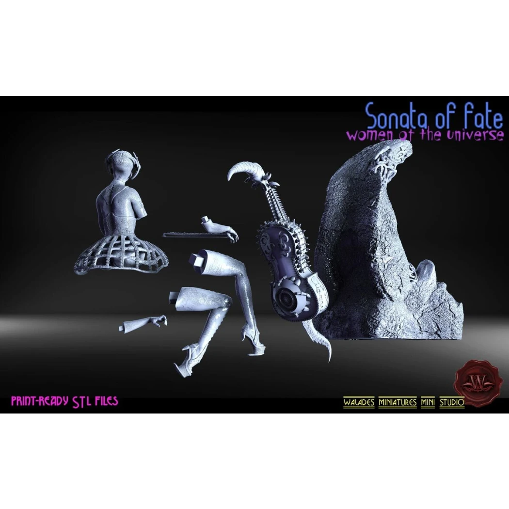Digital STL Sonata of fate - Women of the Universe