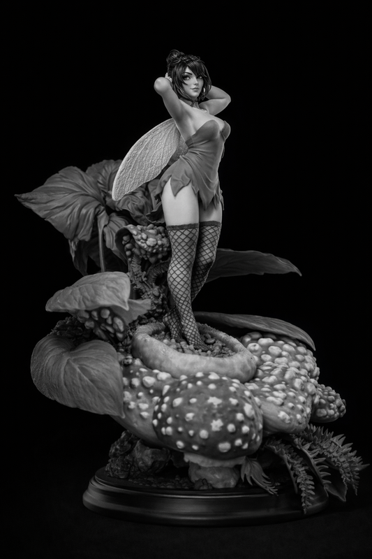 1/24 3D Print Model Kit Beautiful Girl Fairy Unpainted - Model-Fan-Store