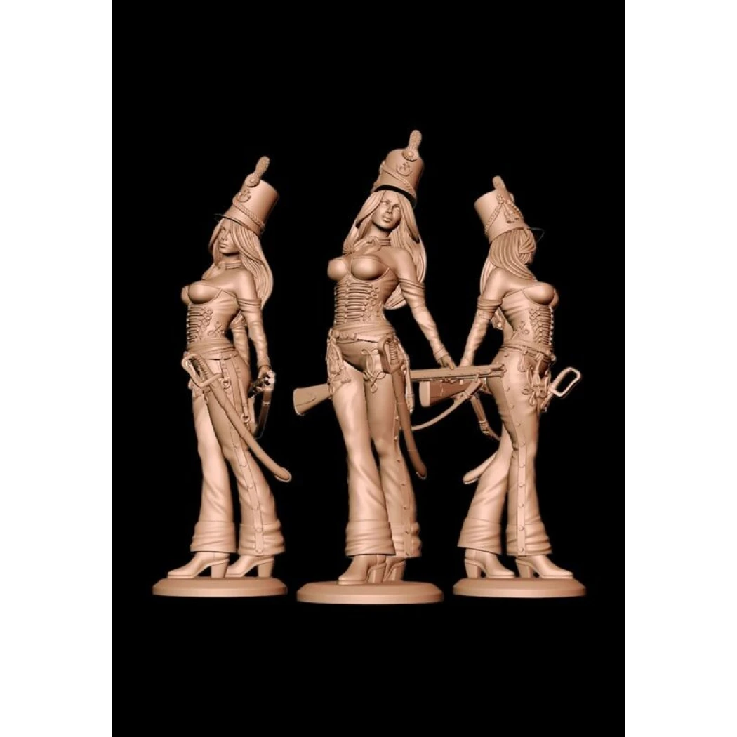 Digital STL Napoleonic Wars Sexy Girls Pin Up