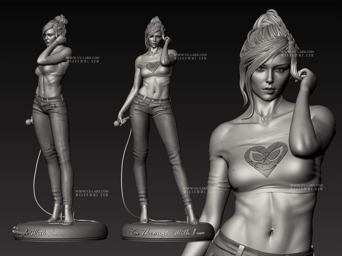 Digital STL Mary Jane Watson V3 from Spiderman