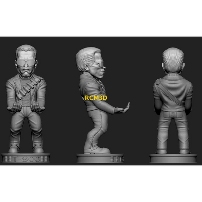 Digital STL Terminator Arnold Cellphone and Joystick Holder