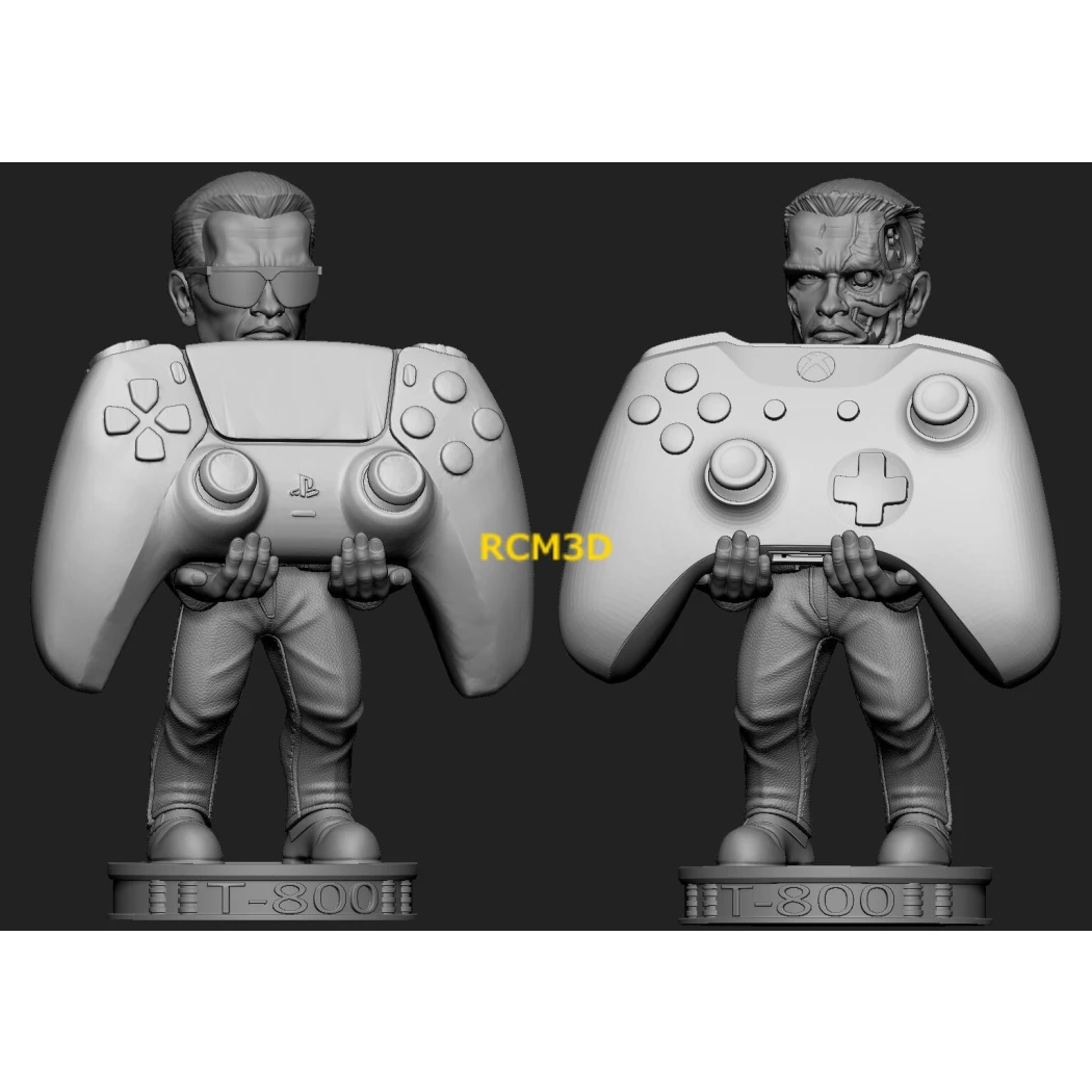 Digital STL Terminator Arnold Cellphone and Joystick Holder