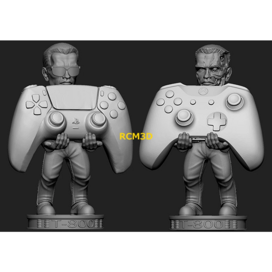 Digital STL Terminator Arnold Cellphone and Joystick Holder