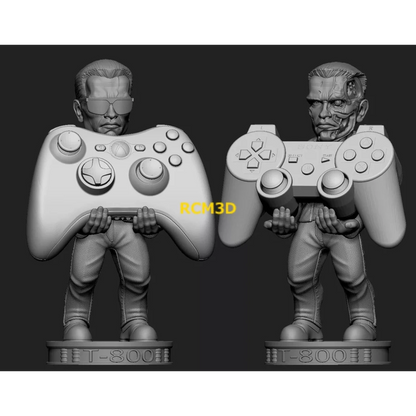 Digital STL Terminator Arnold Cellphone and Joystick Holder