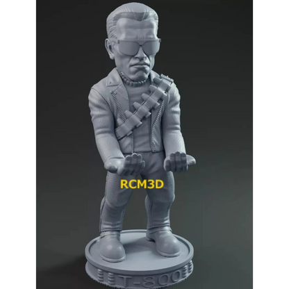 Digital STL Terminator Arnold Cellphone and Joystick Holder