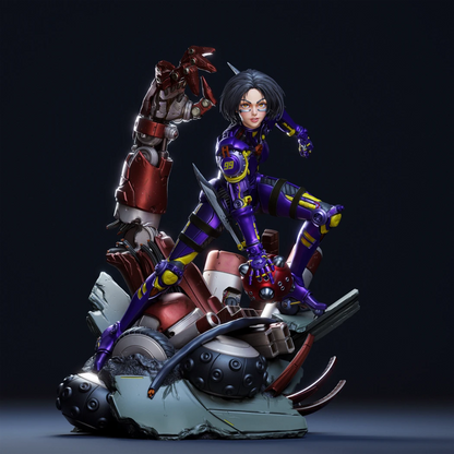Digital STL Alita Gaming Battle Angel