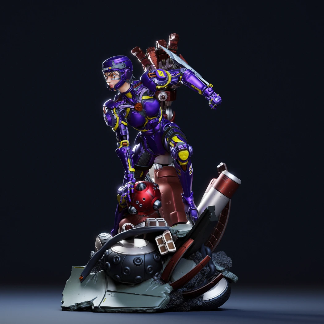 Digital STL Alita Gaming Battle Angel