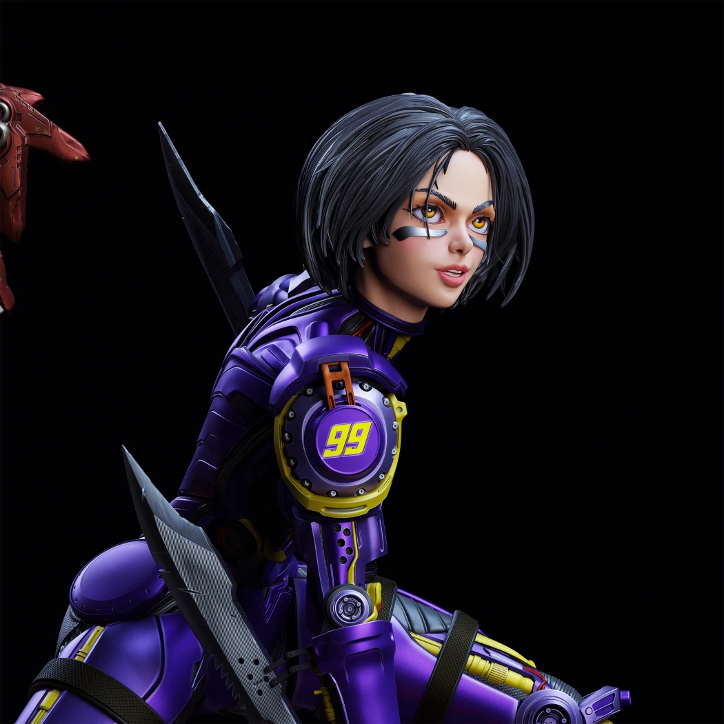 Digital STL Alita Gaming Battle Angel