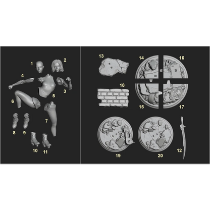 Digital STL Alita Battle Angel