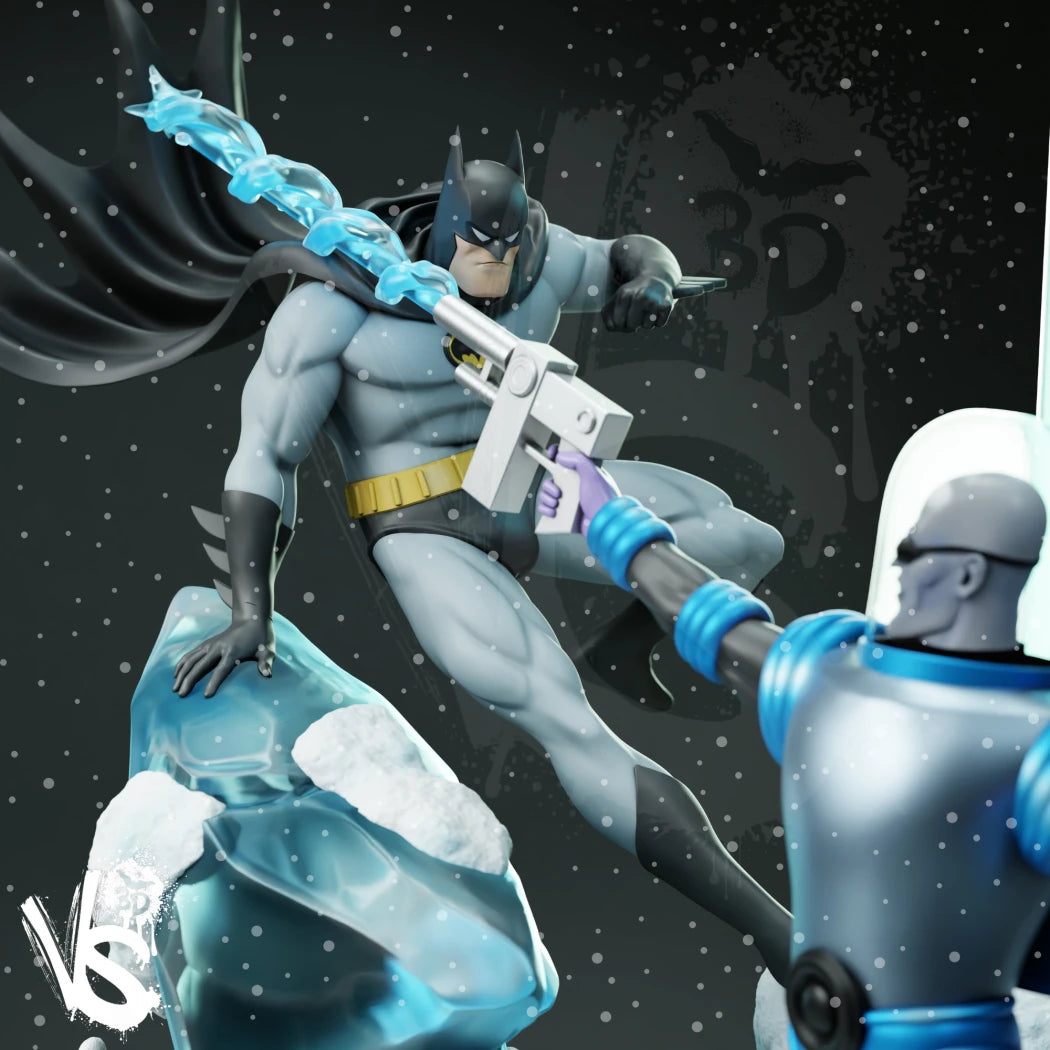 Digital STL MrFreeze_Batman_Diorama