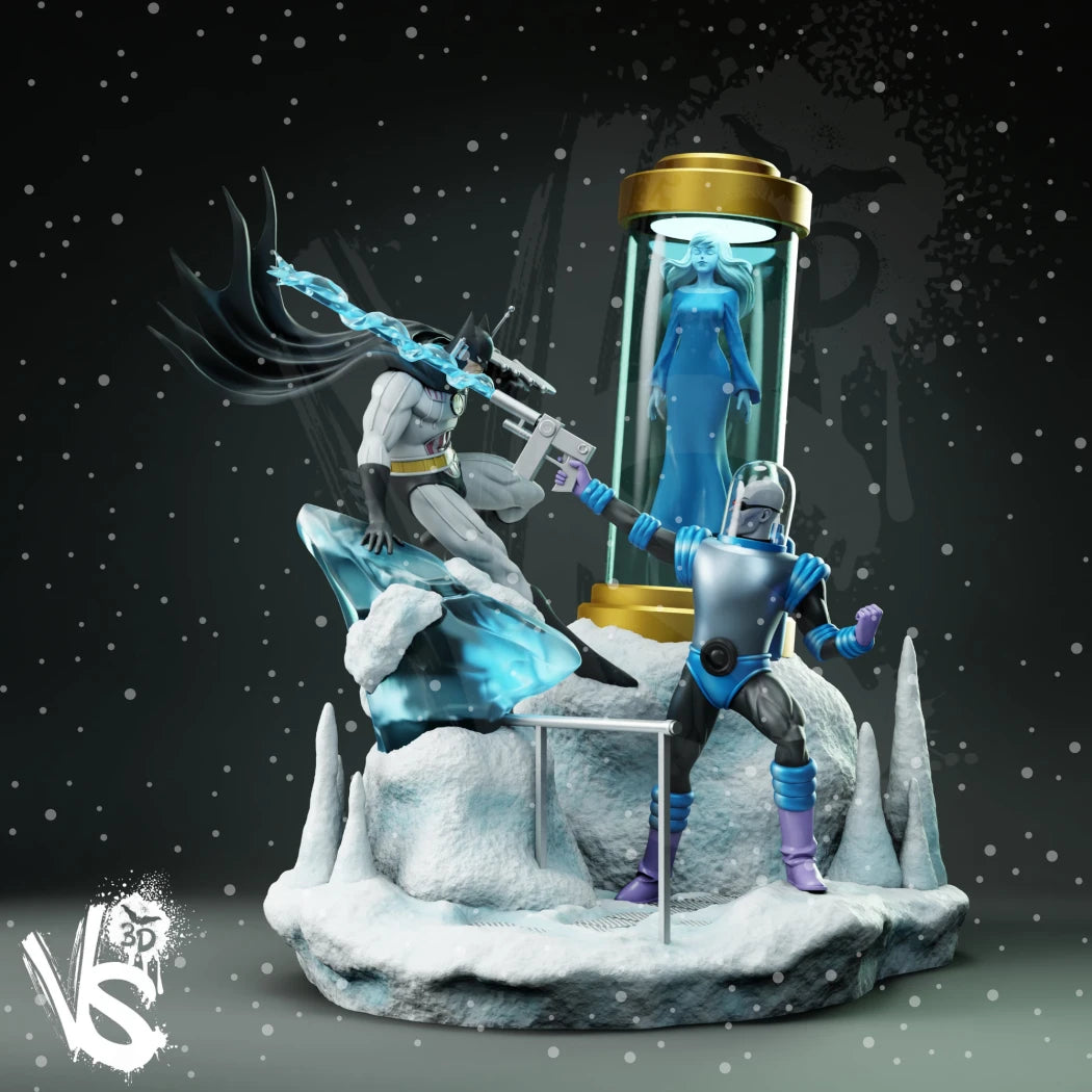 Digital STL MrFreeze_Batman_Diorama