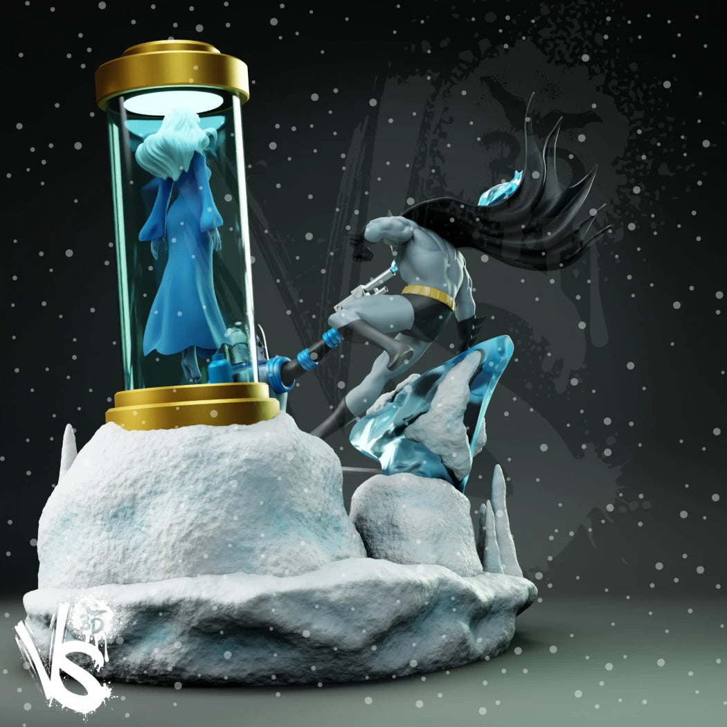 Digital STL MrFreeze_Batman_Diorama