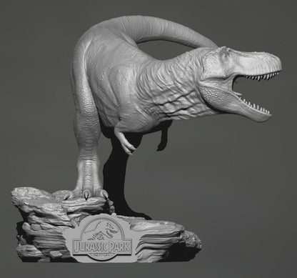 375x245x220mm 3D Print Model Kit Jurassic Park Tyrannosaurus Rex Unpainted