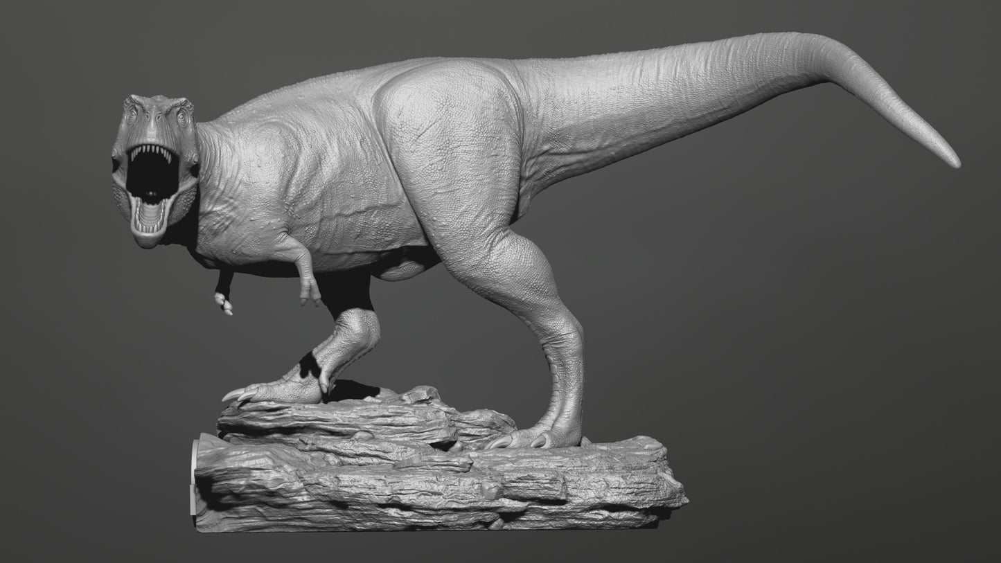 375x245x220mm 3D Print Model Kit Jurassic Park Tyrannosaurus Rex Unpainted