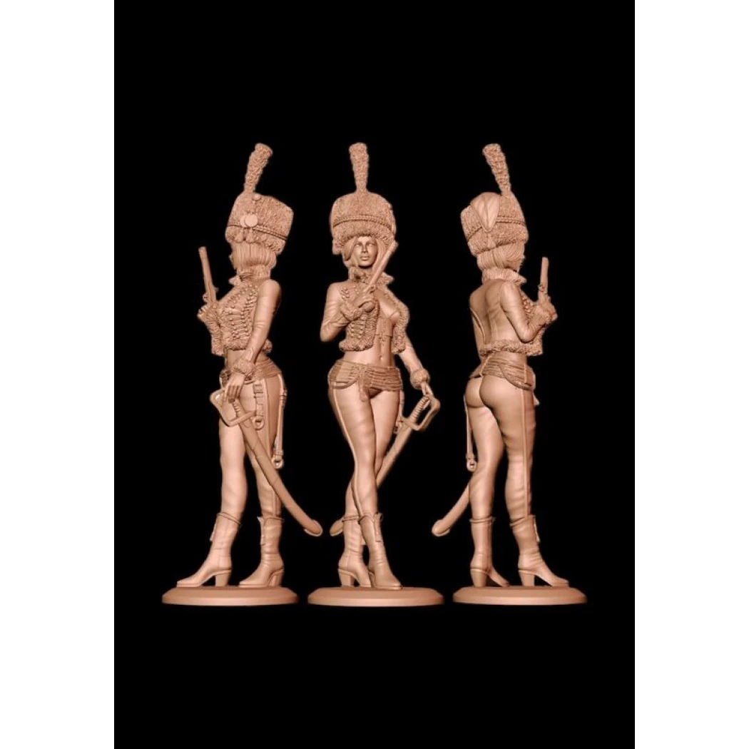 Digital STL Napoleonic Wars Sexy Girls Pin Up