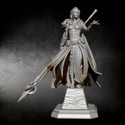 75mm Resin Model Kit Beautiful Girl High Priestess Jaina TD-2222 Unpainted