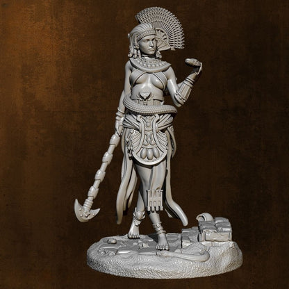 1/32 55mm Resin Model Kit Egyptian Princess Beautiful Girl TD-2334 Unpainted