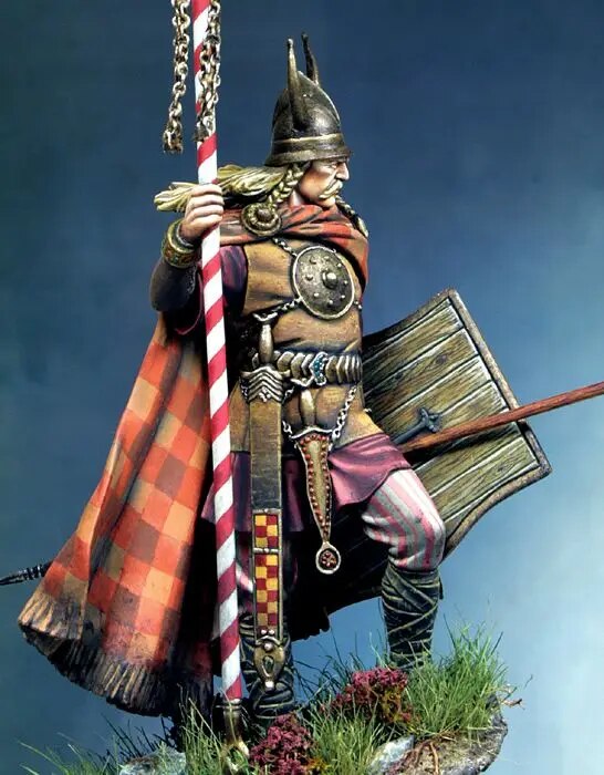 1/24 Resin Model Kit Warrior Celt Leader Unpainted