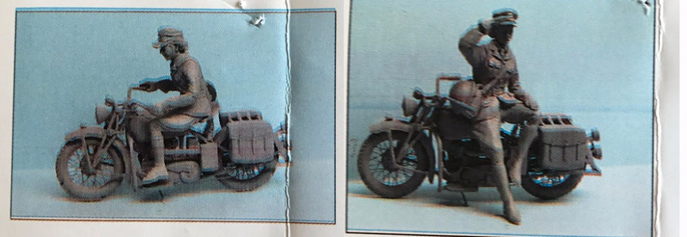 1/35 2pcs Resin Model Kit US Girls Postmens WW2 (no moto) Unpainted