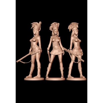 Digital STL Napoleonic Wars Sexy Girls Pin Up
