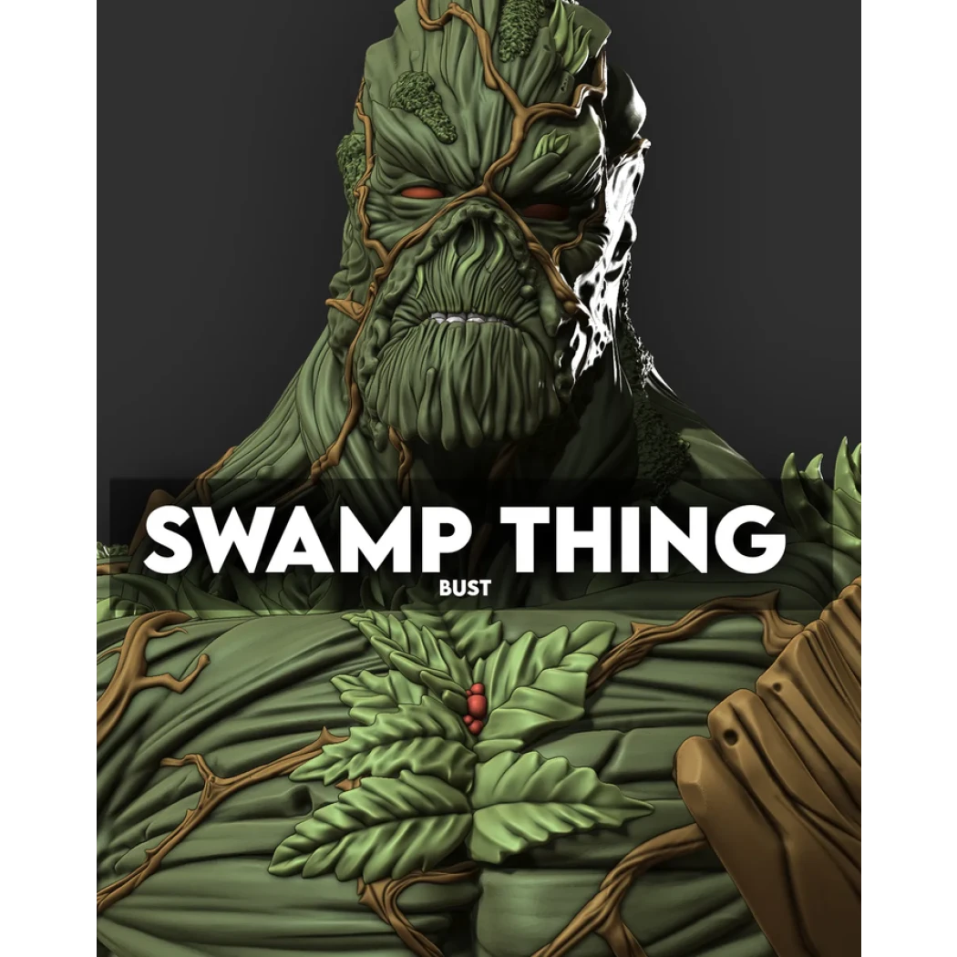 Digital STL Eastman Swamp Thing Bust