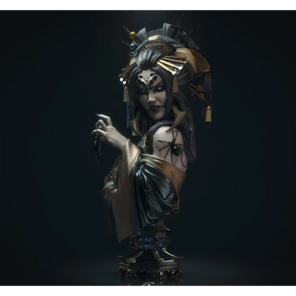 Digital STL Jorogumu Bust Japanese Girl