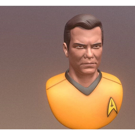 Digital STL Captain Kirk - William Shatner