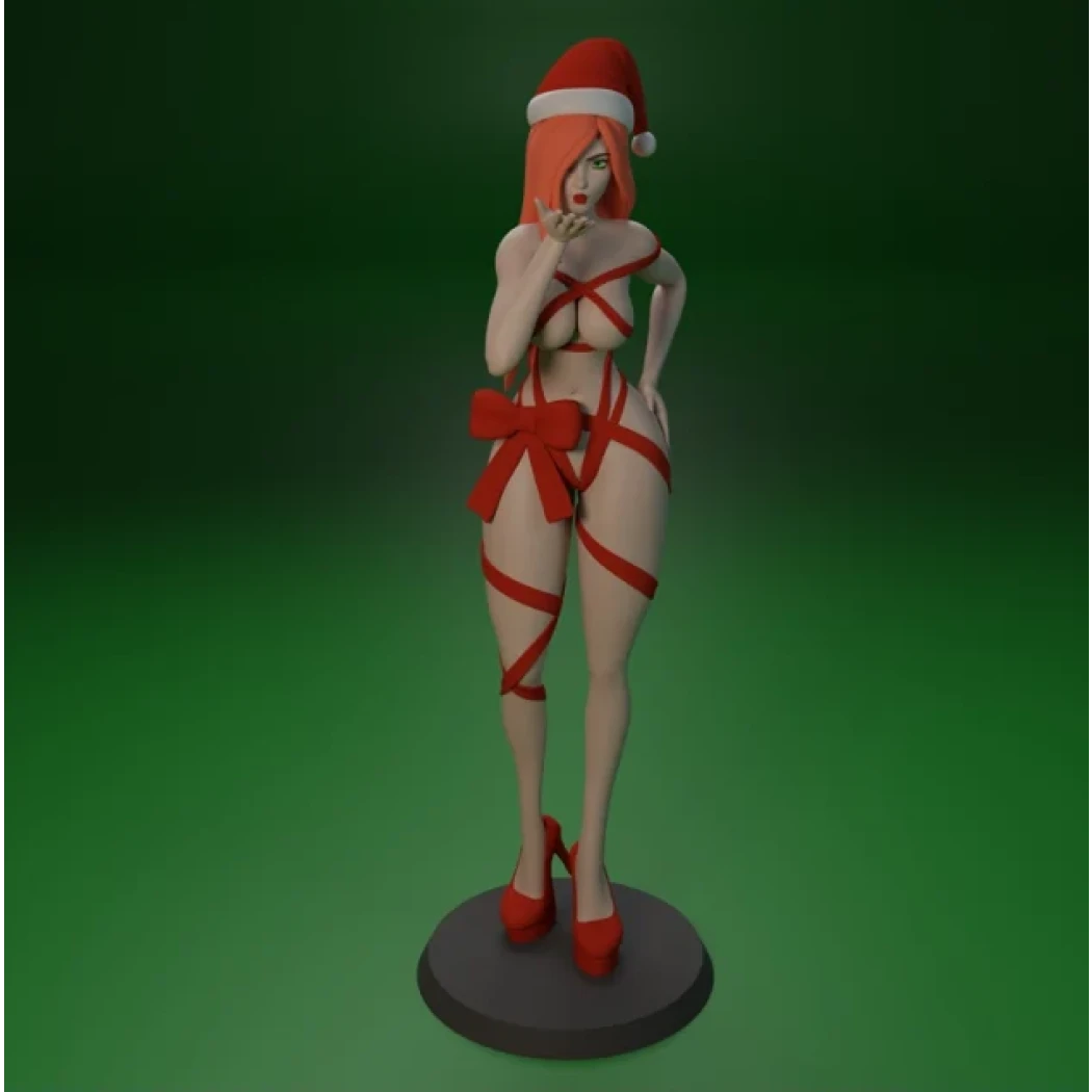 Digital STL Christmas Girl