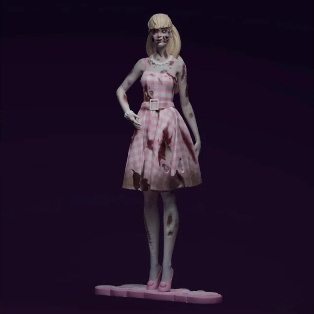 Digital STL Zombie Barbie