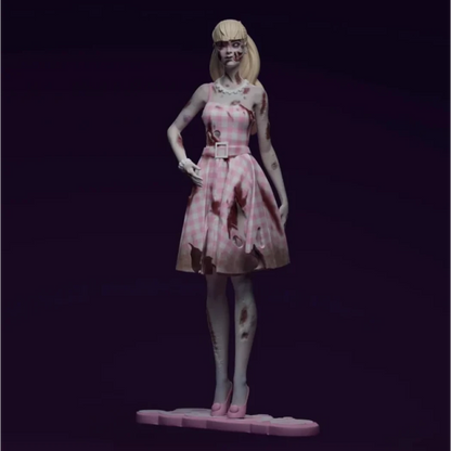 Digital STL Zombie Barbie