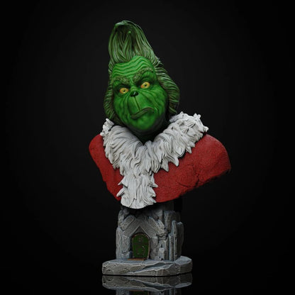 Digital STL The grinch Bust