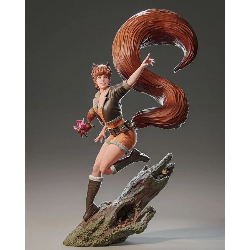 Digital STL Squirrel Girl