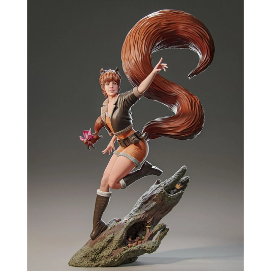 Digital STL Squirrel Girl