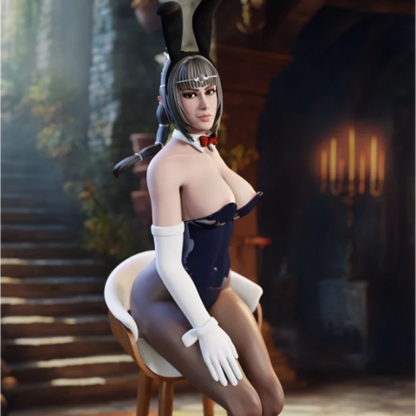 Digital STL Shadowheart Chair Beautiful Girl