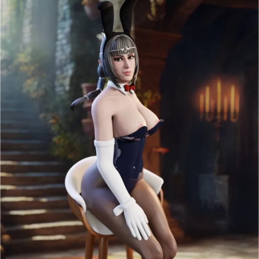 Digital STL Shadowheart Chair Beautiful Girl