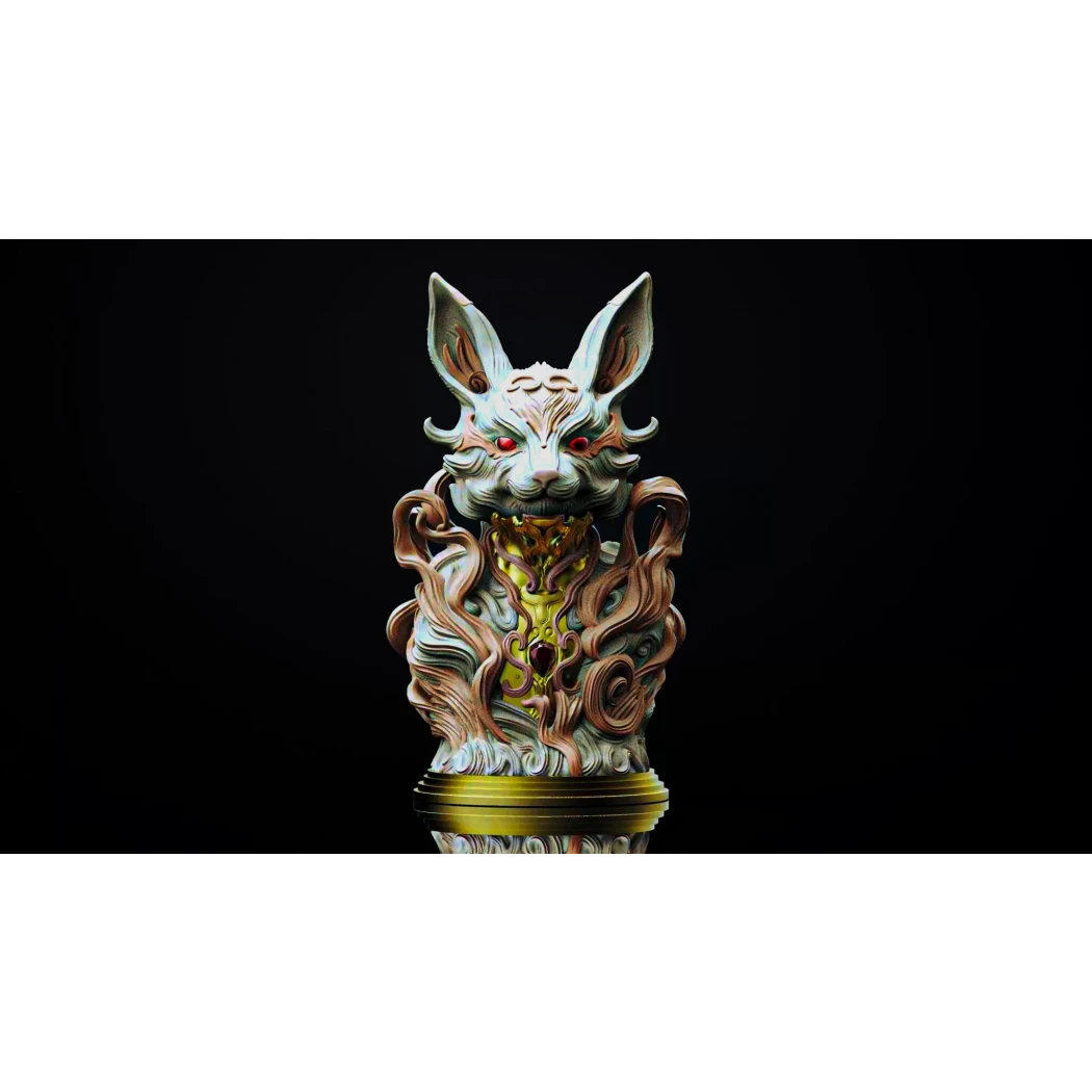Digital STL Kitsune Fox Bust