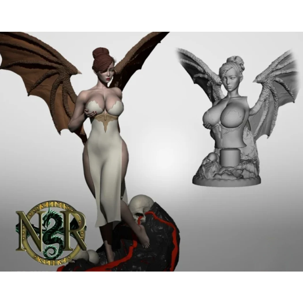 Digital STL Mystic Girl