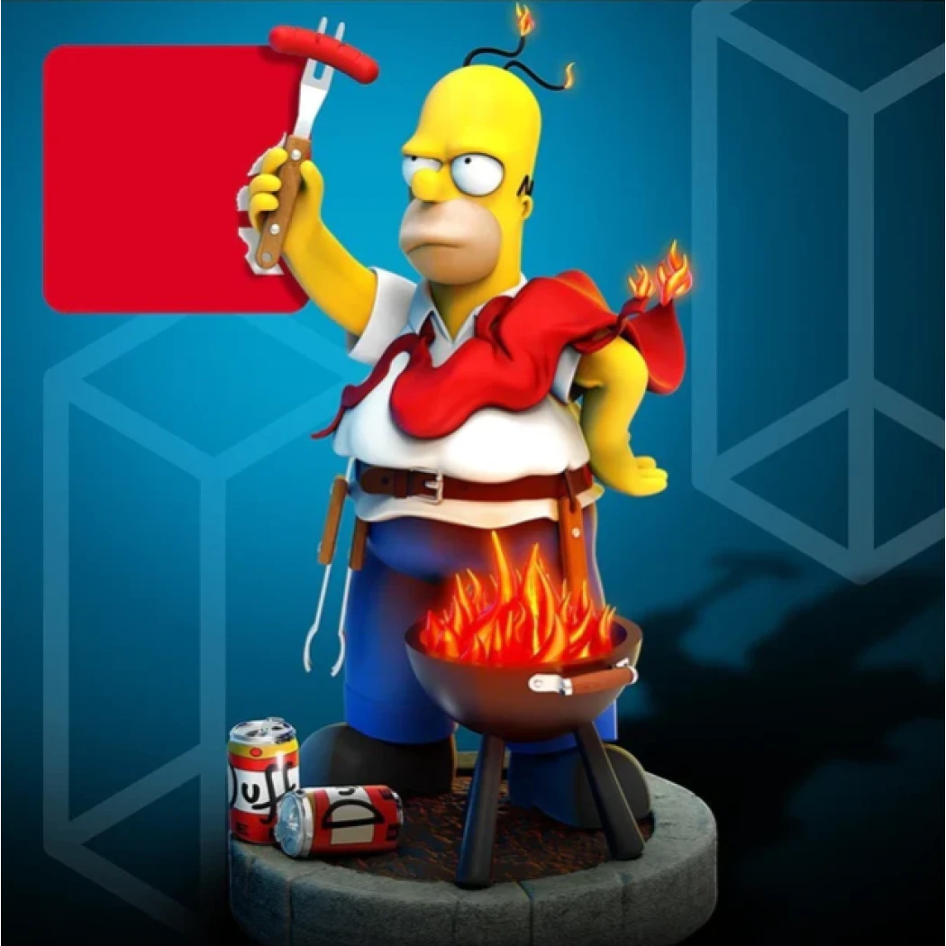 Digital STL Homer Simpsons Barbecue