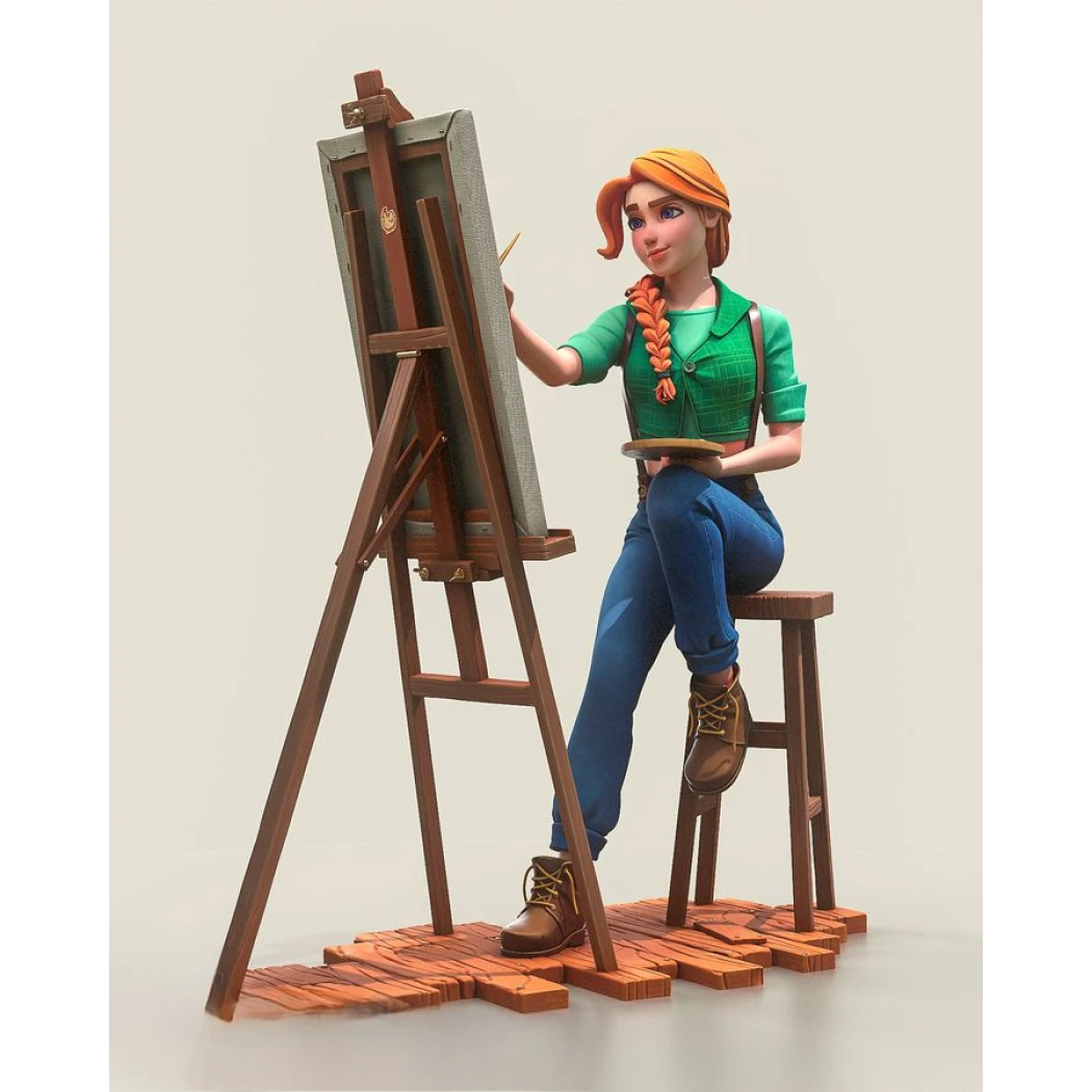 Digital STL Leah from Stardew Valley