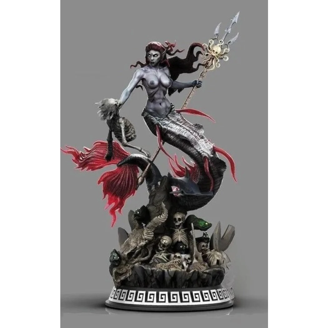 Digital STL Evil Mermaid