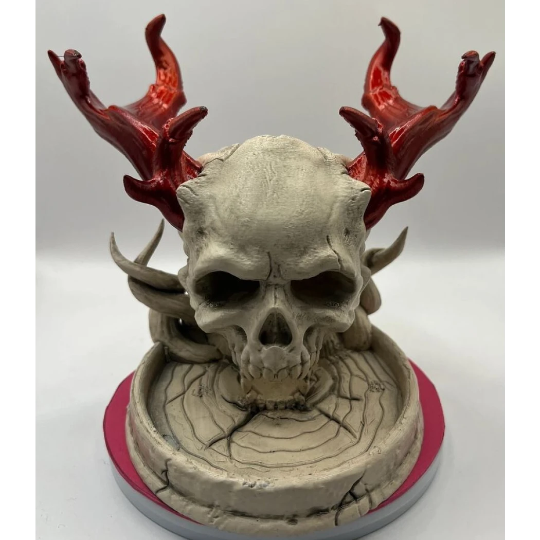 Digital STL Dice Tower Ankou