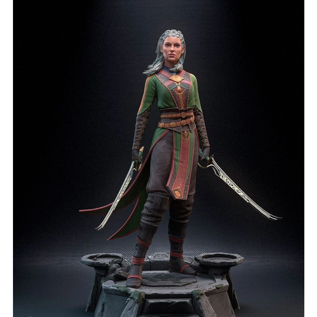 Digital STL Jaheira Beautiful Girl