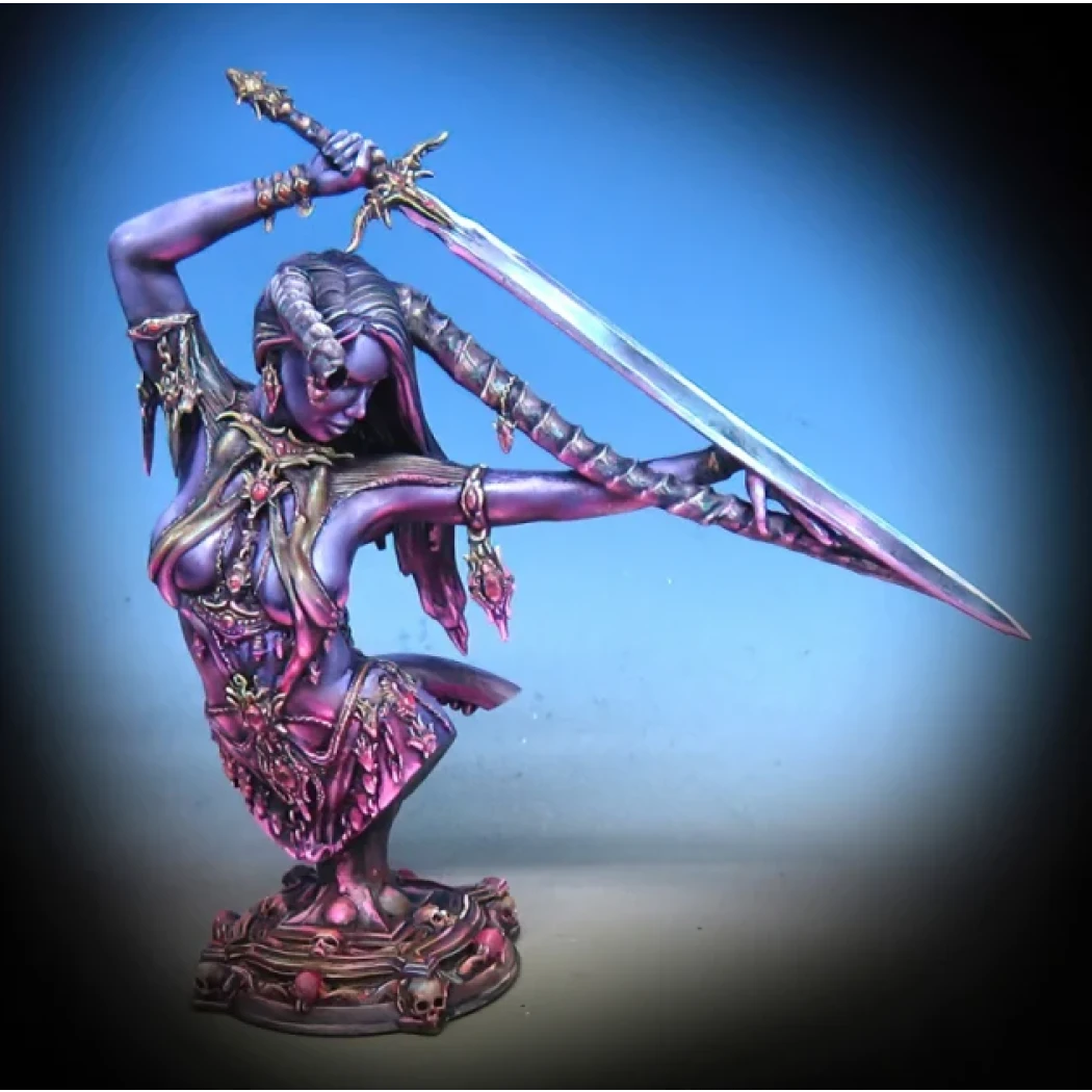 Digital STL Lamashtu Bust Beautiful Girl