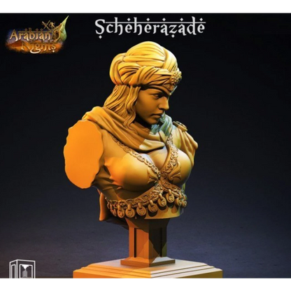 Digital STL [Arabian nights] Scheherazade Bust