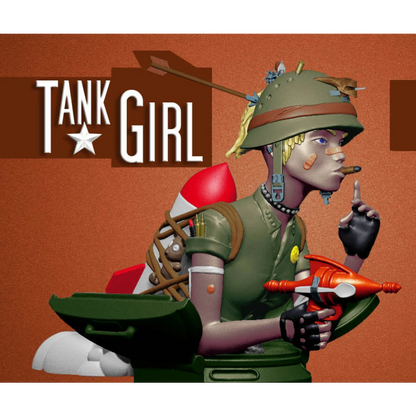 Digital STL Tank Girl Bust
